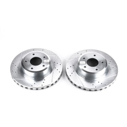 Power Stop 05-06 Pontiac GTO Front Evolution Drilled & Slotted Rotors - Pair