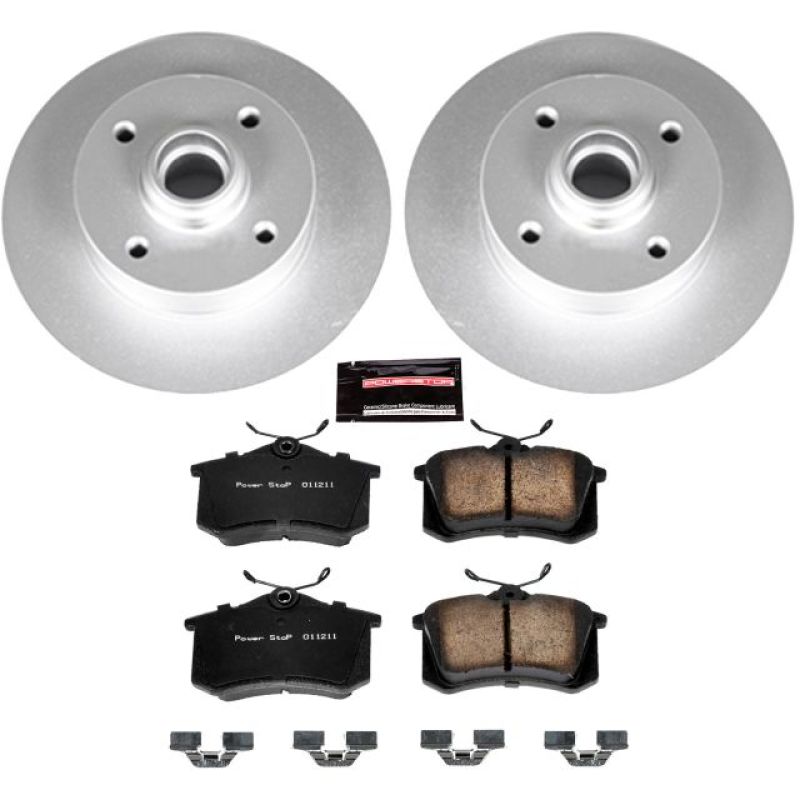 Power Stop 90-92 Volkswagen Corrado Rear Z23 Evolution Sport Coated Brake Kit