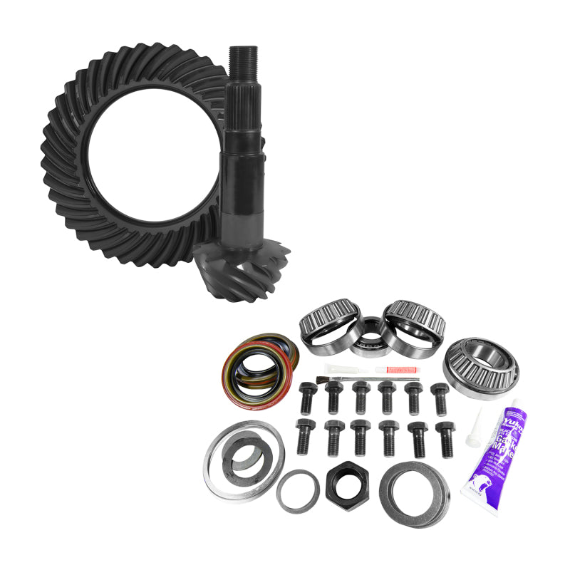 Yukon 11.25in Dana 80 4.11 Rear Ring & Pinion Install Kit 4.375in OD Head Bearing