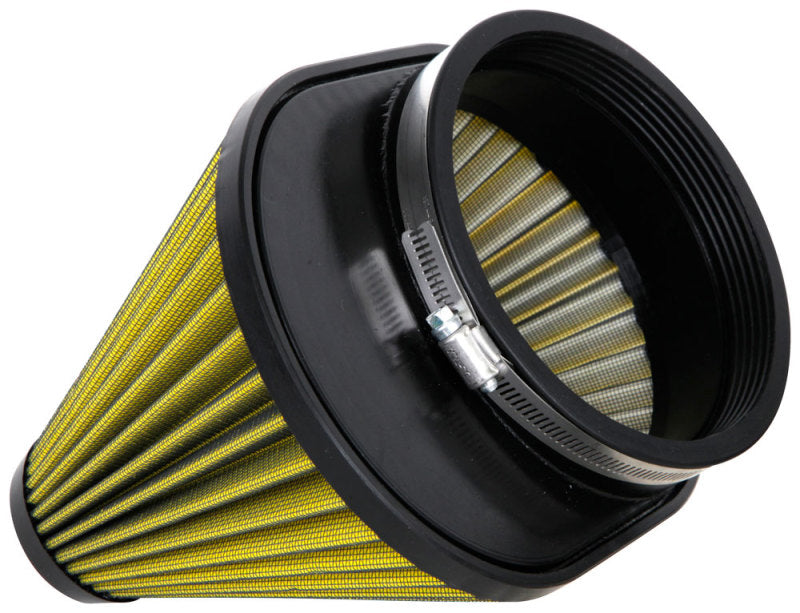 Airaid Universal Air Filter - Cone 6in F x 10-1/4x7-5/16in B x 5-5/8x2-5/8in T x 6-1/2in H-Synthamax