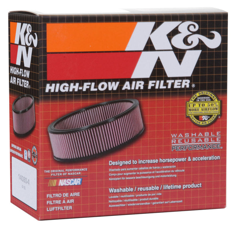 K&N Custom Air Filter Round 4.5in ID / 5.875in OD / 1.75in Height