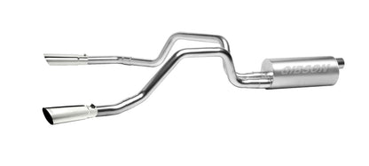 Gibson 00-01 Chevrolet Tahoe Base 4.8L 2.25in Cat-Back Dual Split Exhaust - Aluminized