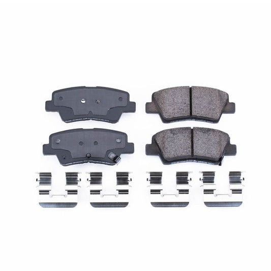 Power Stop 13-16 Hyundai Elantra GT Rear Z17 Evolution Ceramic Brake Pads w/Hardware