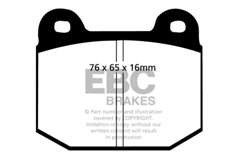 EBC 77-83 BMW 320 2.0 (E21) Yellowstuff Front Brake Pads