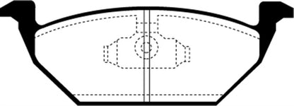 EBC 98-99 Volkswagen Beetle 2.0 Greenstuff Front Brake Pads