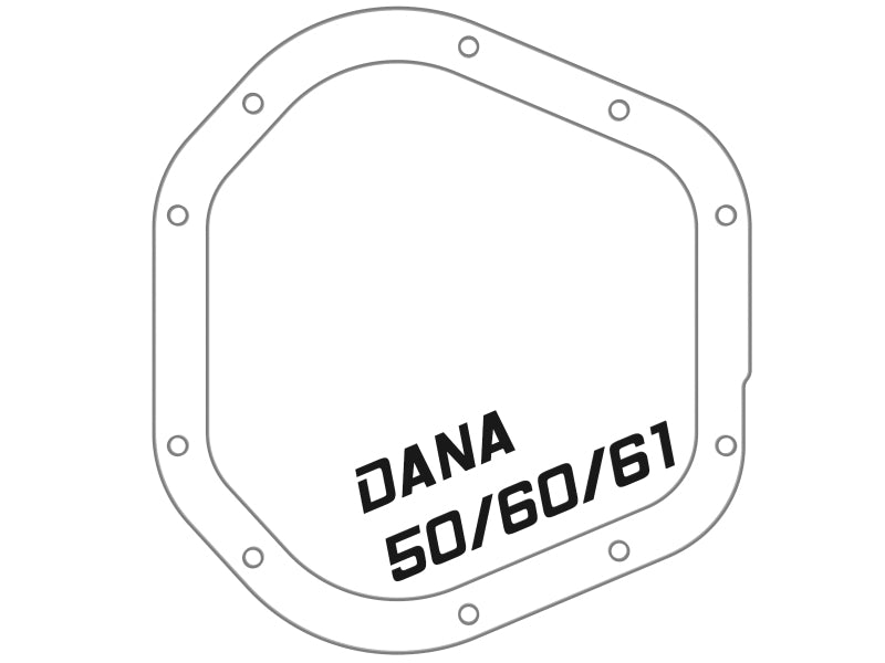 aFe Pro Series Dana 60 Front Differential Cover Black w/ Machined Fins 17-20 Ford Trucks (Dana 60)