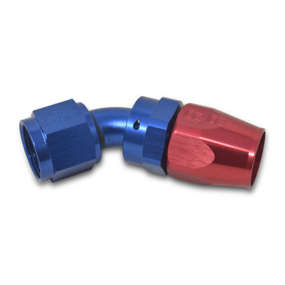 Russell Performance -20 AN Red/Blue 45 Degree Full Flow Hose End