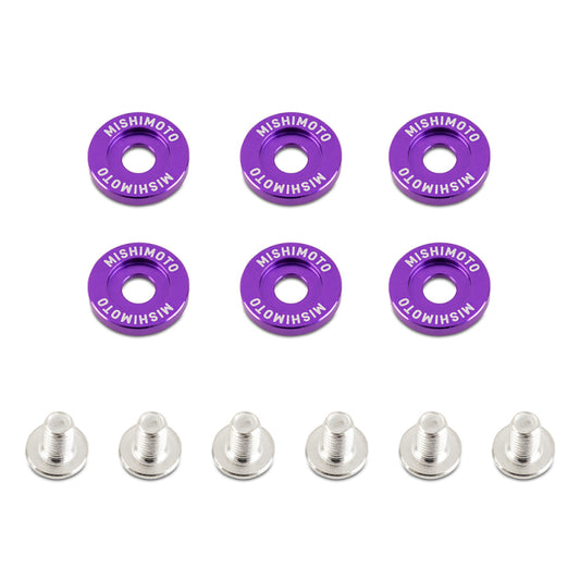 Mishimoto Small Fender Washer Kit (6pcs) - Purple