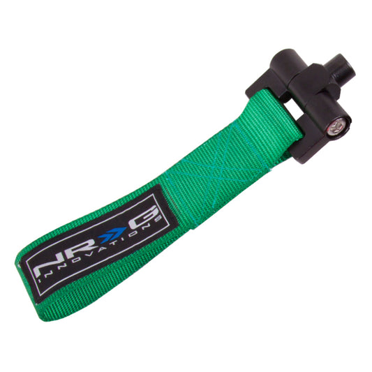 NRG Bolt-In Tow Strap Green - Honda S2000 00-08 / FIT/Jazz 03-07 (5000lb. Limit)