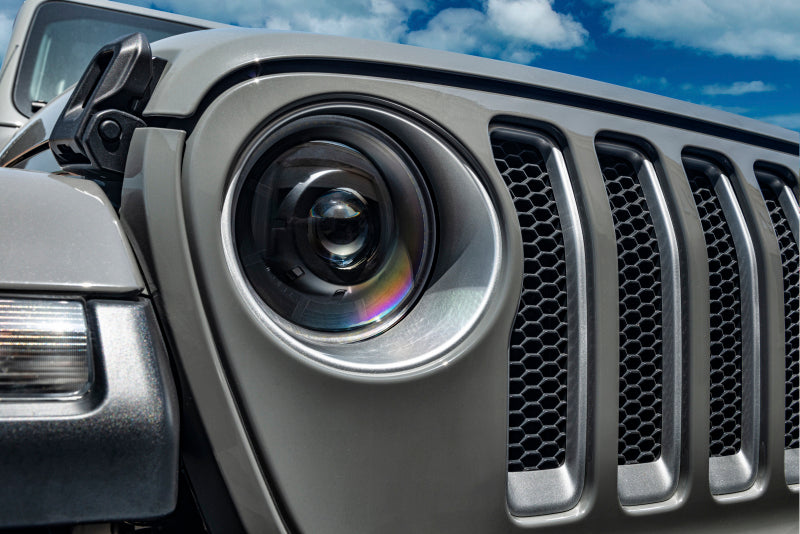 Oracle Jeep Wrangler JL Oculus Bi-LED Projector Headlights- Graphite Metallic - 5500K