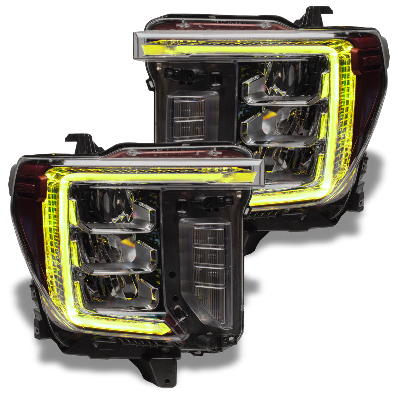 Oracle 20-21 GMC Sierra 2500/3500 HD RGB+W Headlight DRL Kit - ColorSHIFT w/o Controller
