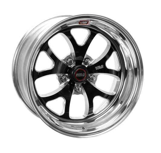 Weld S76 17x10.5 / 5x4.75 BP / 7.8in. BS Black Wheel (Medium Pad) - Non-Beadlock