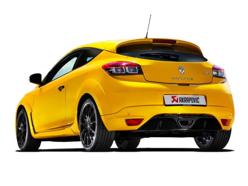 Akrapovic 10-16 Renault Megane Coupe RS Evolution Line Cat Back (Titanium) w/ Carbon Tips