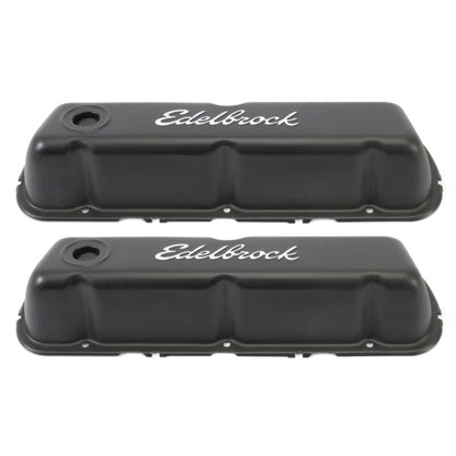 Edelbrock Valve Cover Signature Series Ford 260-289-302-351W CI V8 Black