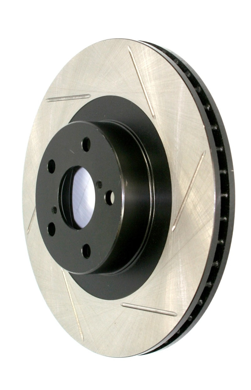 StopTech Power Slot 06-10 Corvette (Z06) / 10 Corvette Grand Sport Rear Left Slotted CRYO Rotor