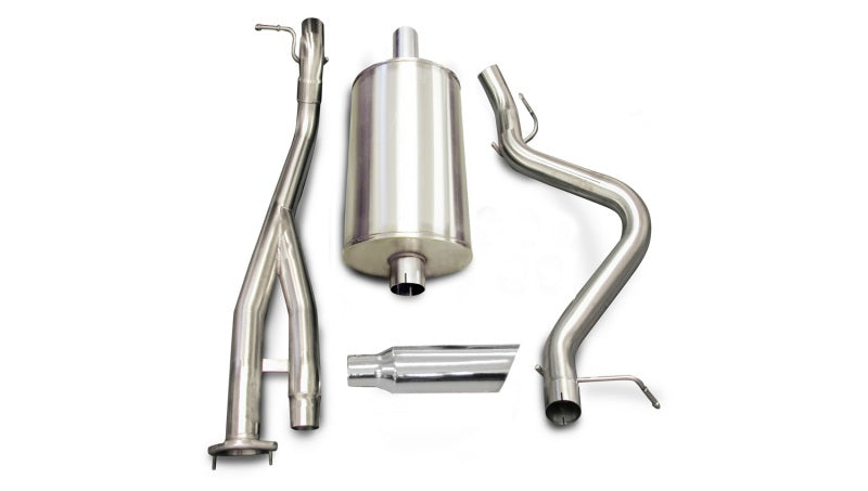 Corsa 2003-2007 -06 Chevrolet Silverado Short Bed SS 6.0L V8 Polished Sport Cat-Back Exhaust