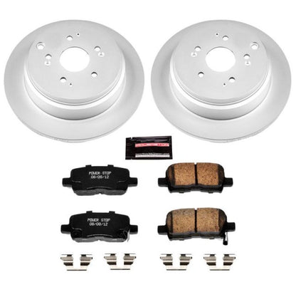 Power Stop 02-04 Honda Odyssey Rear Z17 Evolution Geomet Coated Brake Kit