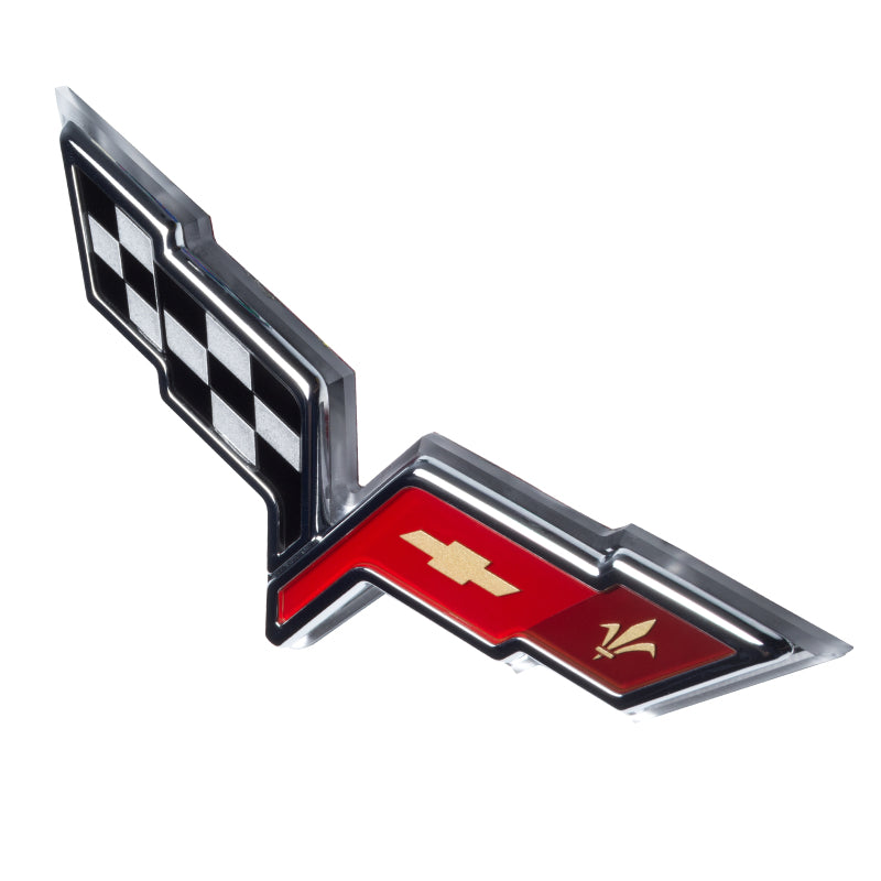 Oracle Chevrolet Corvette C6 Illuminated Emblem - Dual Intensity - White
