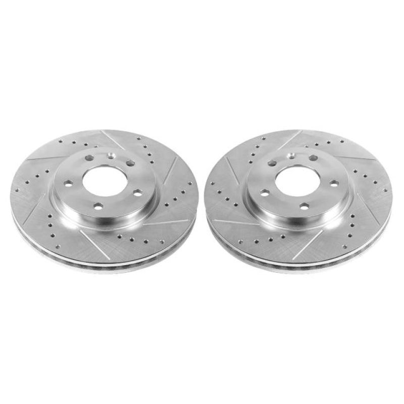 Power Stop 17-19 Buick LaCrosse Front Evolution Drilled & Slotted Rotors - Pair
