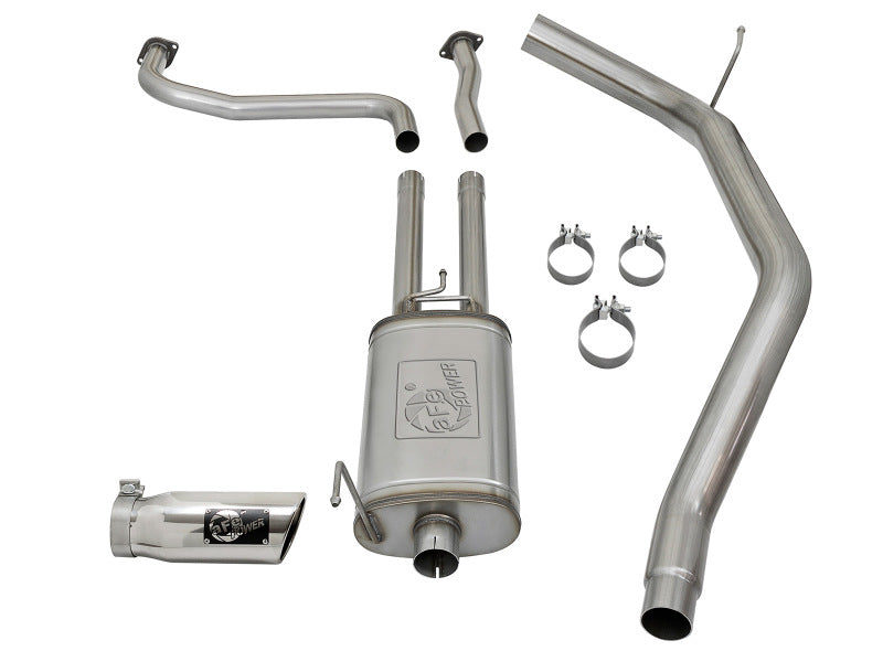 aFe MACH Force-Xp 2-1/2in Cat-Back Exhaust System w/ Polished Tip 16-17 Nissan Titan XD V8 5.6L