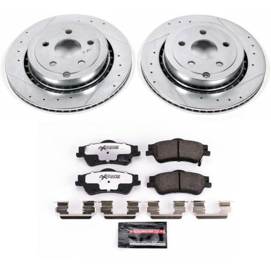 Power Stop 11-17 Chevrolet Caprice Rear Z26 Street Warrior Brake Kit