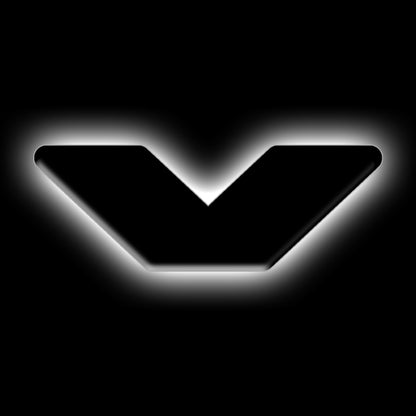 ORACLE Lighting Universal Illuminated LED Letter Badges - Matte Blk Surface Finish - V