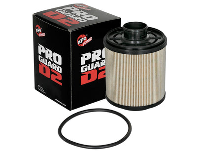 aFe Pro GUARD D2 Fuel Filter 11-17 Ford Diesel Trucks V8 6.7L (td) (4 Pack)