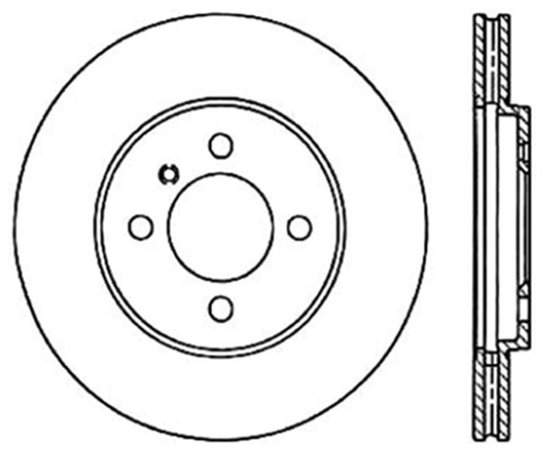 StopTech Drilled Sport Brake Rotor