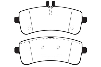 EBC 2015+ Mercedes-Benz C63 S AMG (W205) 4.0L Twin Turbo Bluestuff Rear Brake Pads