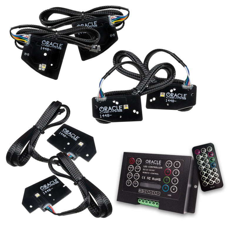Oracle 19-21 RAM 1500 Projector LED Headlight DRL Kit - RGBW+A w/ 2.0 Controller