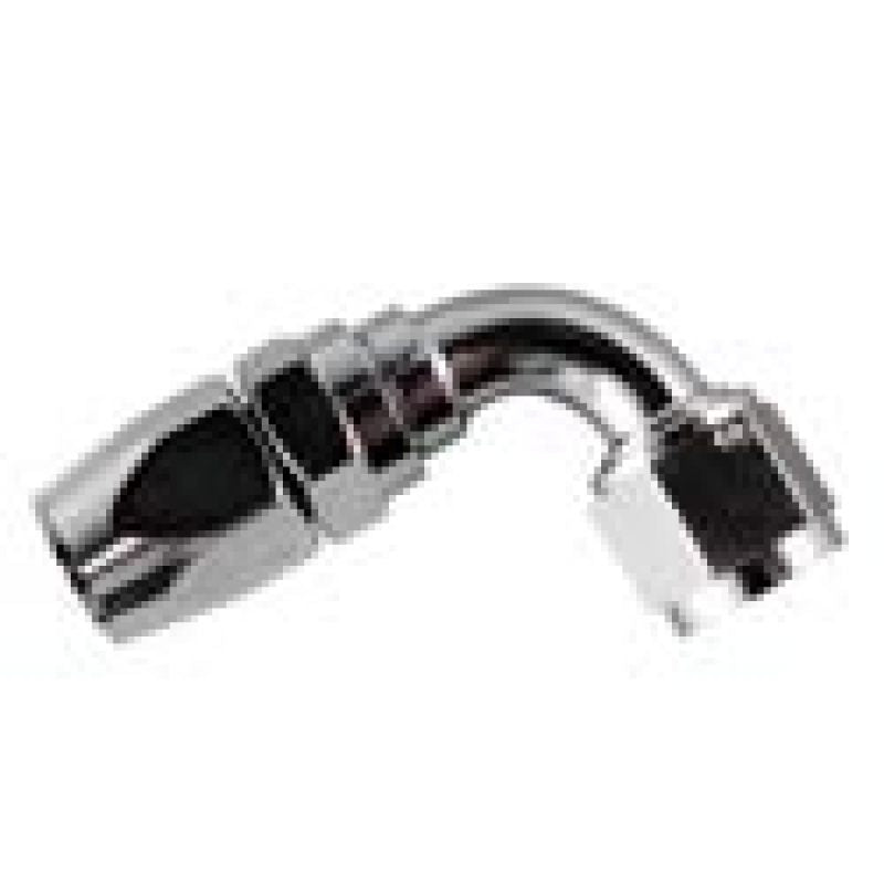 Fragola -10AN x 90 Degree Pro-Flow Hose End Chrome