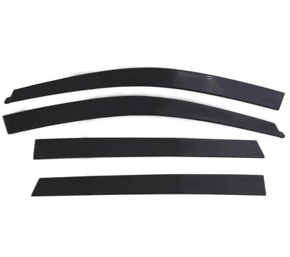 AVS 07-18 Jeep Wrangler Unlimited Ventvisor Low Profile Deflectors 4pc - Smoke