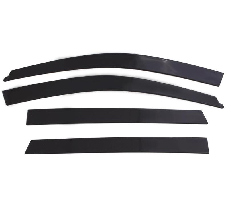 AVS 09-18 Dodge RAM 1500 Crew Cab Ventvisor Low Profile In-Channel Deflectors 4pc - Smoke