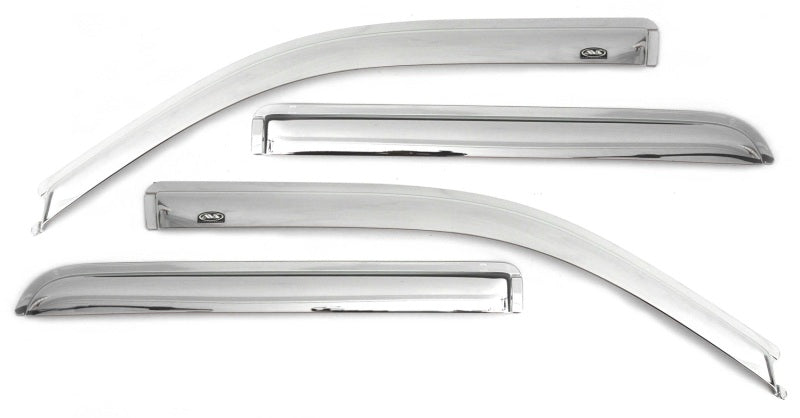 AVS 99-07 Chevy Silverado 1500 Ext. Cab Ventvisor Front & Rear Window Deflectors 4pc - Chrome