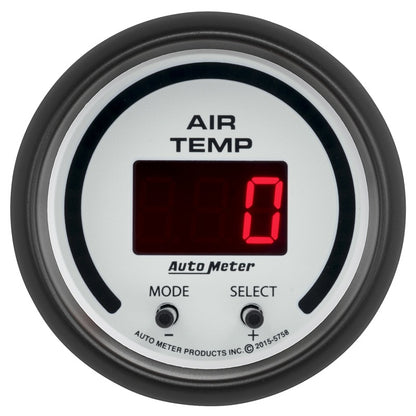 Autometer Phantom 2-1/16in 0-300 Degree F Digital Dual Air Temp Gauge