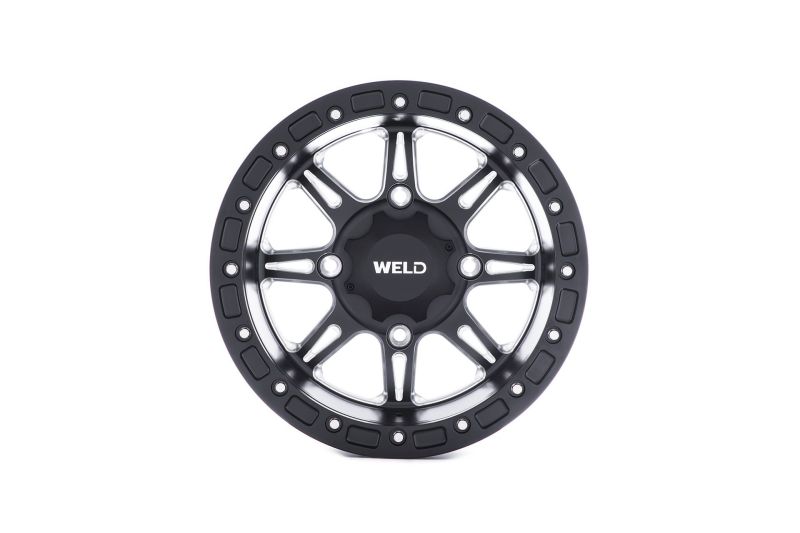 Weld UTV RF Series Cheyenne U511 15x10 Cheyenne Beadlock 4x136 5BS Satin BLK MIL