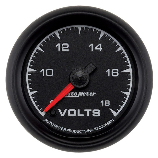 Autometer ES 2-1/16in 18V Digital Stepper Motor Voltmeter