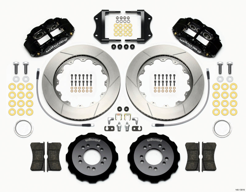 Wilwood Narrow Superlite 6R Front Hat Kit 14.00in 2013-Up Ford Focus ST w/ Lines