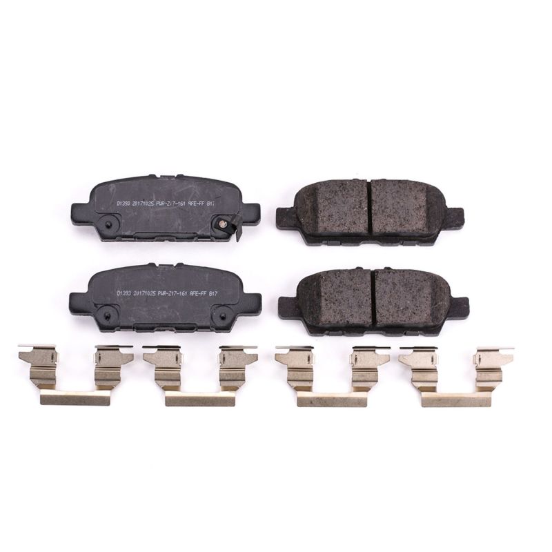 Power Stop 11-12 Infiniti EX35 Rear Z17 Evolution Ceramic Brake Pads w/Hardware