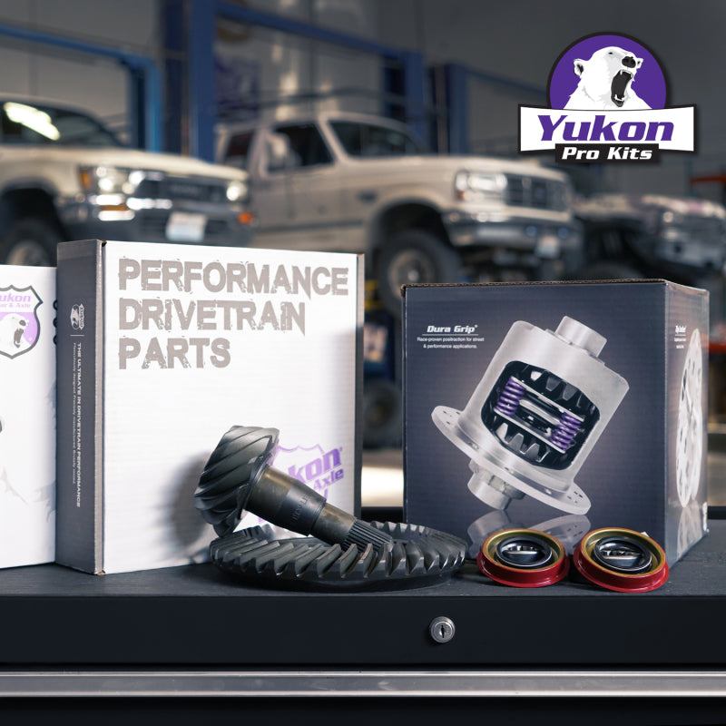 Yukon 8.8in Ford 3.31 Rear Ring & Pinion Install Kit 31 Spline Positraction 2.53in Axle Bearings