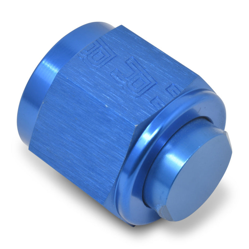 Russell Performance -16 AN Flare Cap (Blue)