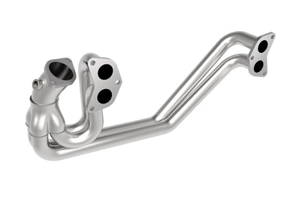 aFe Power Twisted Steel Long Tube Header 02-19 Subaru Impreza WRX/STI/Legacy (Unequal Length)