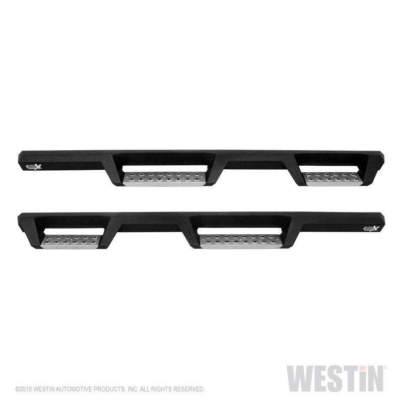 Westin/HDX 2018 Jeep Wrangler JL Unlimited Drop Nerf Step Bars - Textured Black