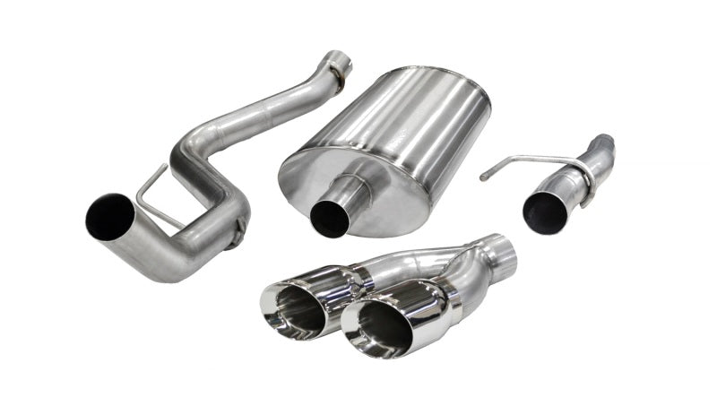 Corsa 2011-2014 Ford F-150 5.0L V8 Polished Sport Cat-Back Exhaust