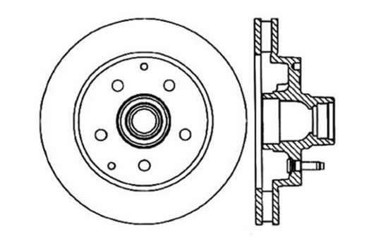 StopTech Drilled Sport Brake Rotor