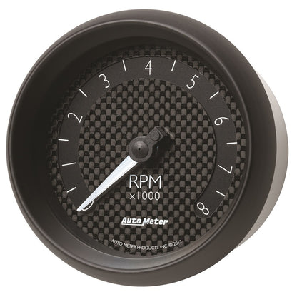Autometer GT Series 3-3/8in In Dash 8K RPM Tachometer