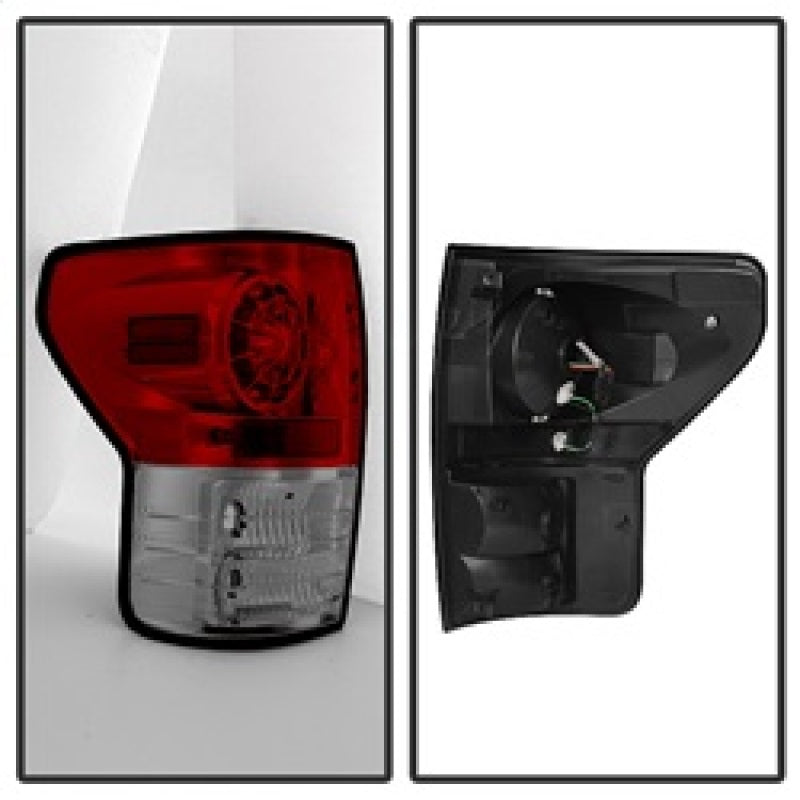 Spyder Toyota Tundra 07-13 LED Tail lights Red Clear ALT-YD-TTU07-LED-RC