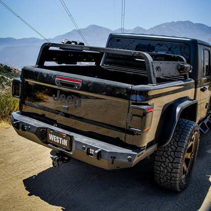 Westin 2021 Jeep Gladiator Overland Cargo Rack - Textured Black