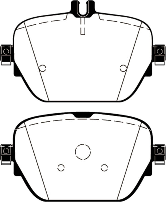 EBC 2019+ Mercedes-Benz CLS53 AMG (C257) 3.0L Turbo Redstuff Rear Brake Pads