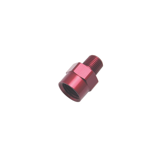 Russell Performance 1/8in Male to 1/4in Female Pipe Bushing Reducer (Red)